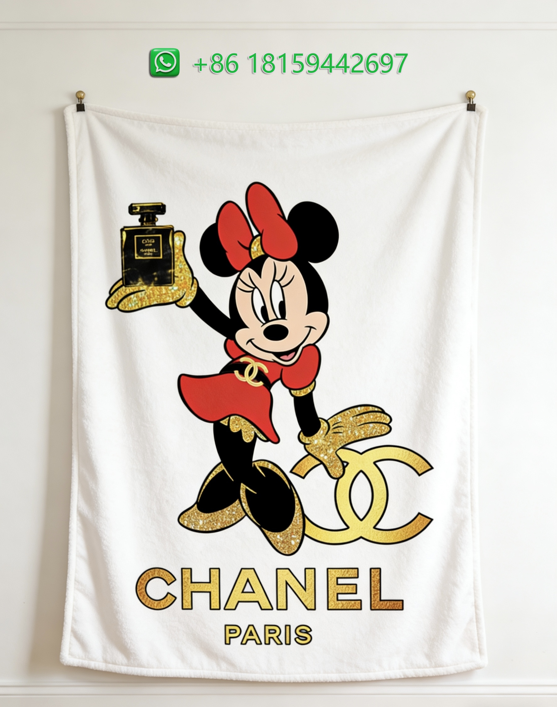 Chanel Throw Blankets